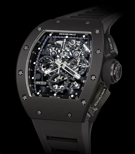 richard mille 011 black|Richard Mille rm 011.